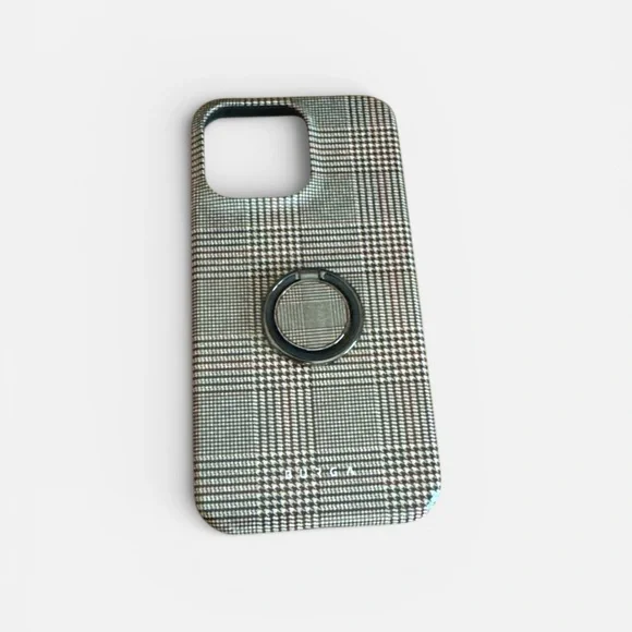 "Favorite Coat" print Burga iPhone 15 ProMax case w/ matching ring - Picture 2 of 2